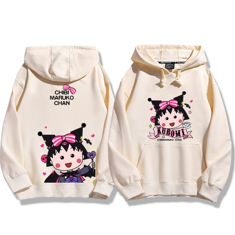 櫻桃小丸子聯名新款 親子情侶男女款連帽衛衣-ZUIHANG SHOP