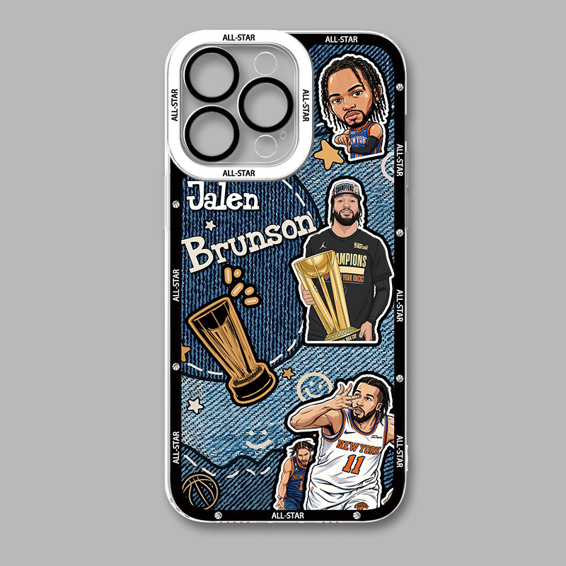 NBA球星天使眼透明防摔軟殼