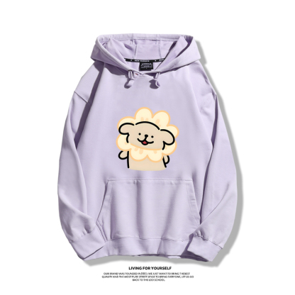 線條小狗新款 親子情侶男女款連帽衛衣-ZUIHANG SHOP