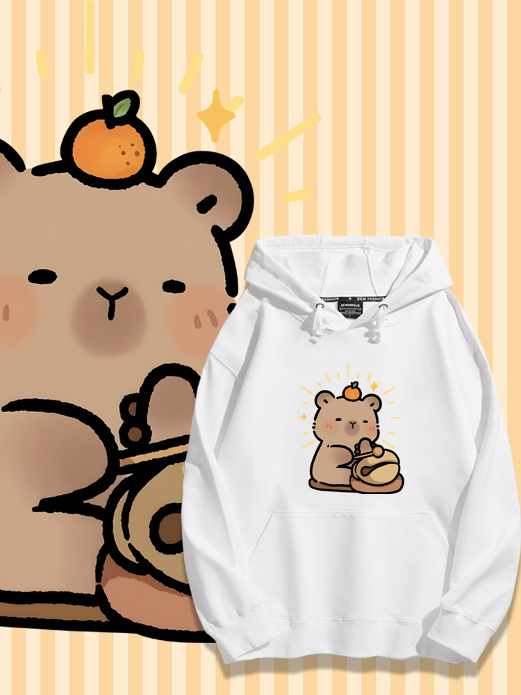 卡皮巴拉新款 親子情侶男女款連帽衛衣-ZUIHANG SHOP