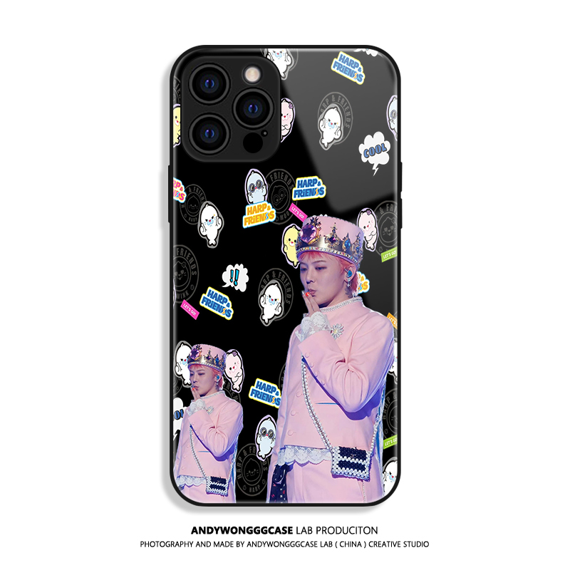 GD權志龍新款高清全包防摔玻璃殼-ZUIHANG SHOP