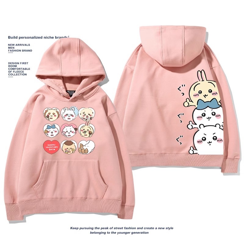 Chiikawa新款 親子情侶男女款連帽衛衣-ZUIHANG SHOP