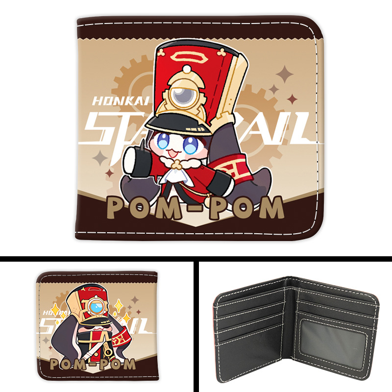 星穹鐵道Q版動漫周邊pu皮革短錢包-ZUIHANG SHOP