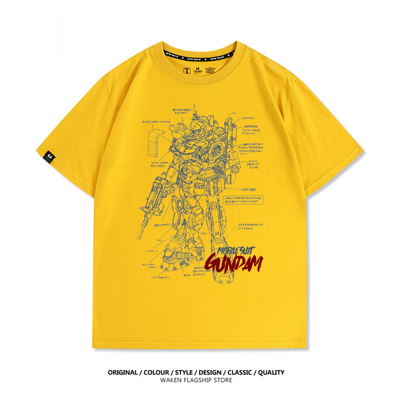 機動戰士鋼彈 印花短袖T恤-ZUIHANG SHOP