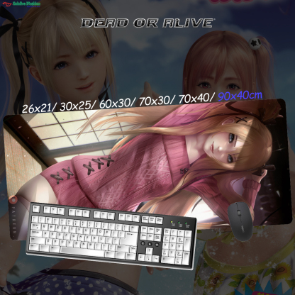 生死格鬥系列 超大鎖邊主題桌墊 布質滑鼠墊