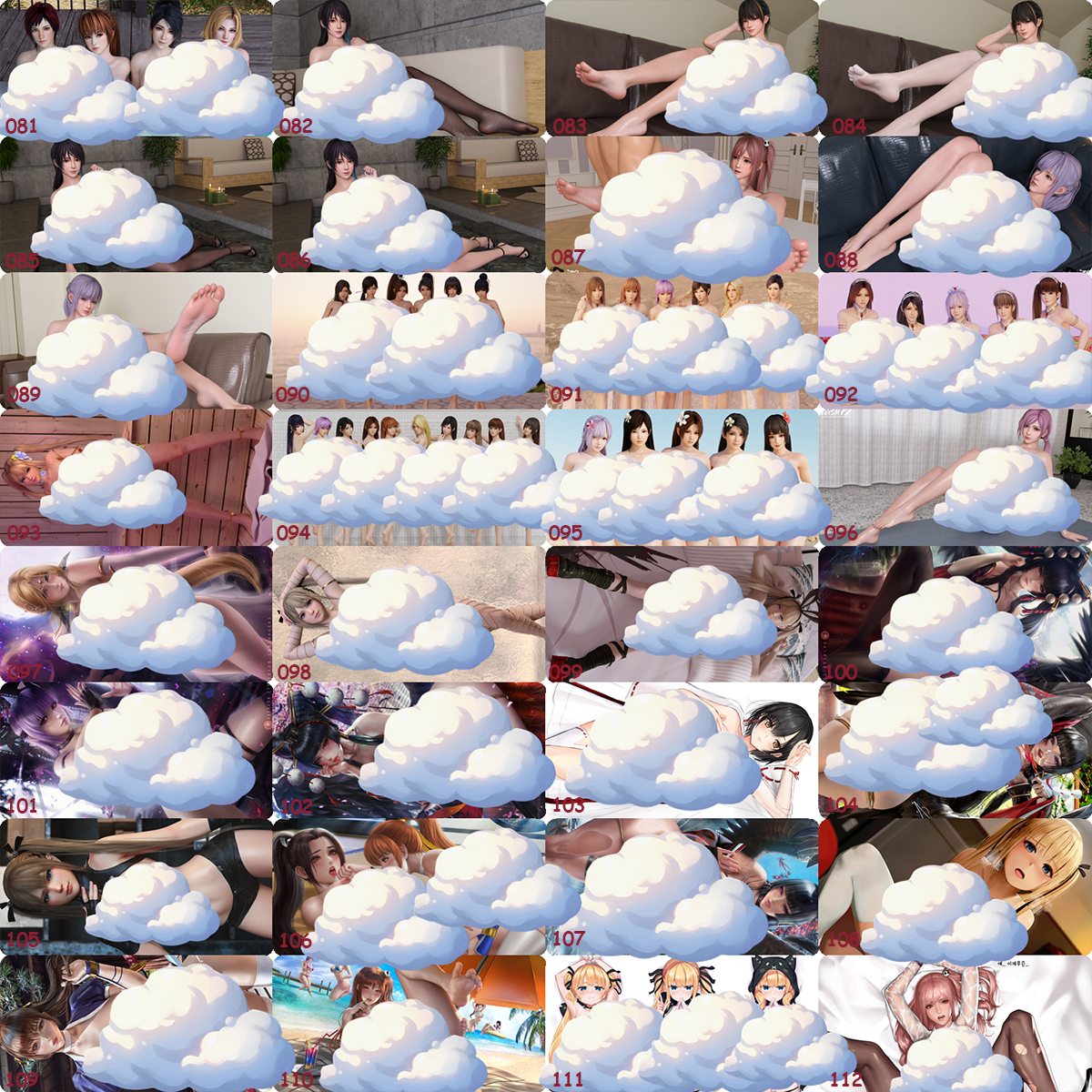 生死格鬥系列 超大鎖邊主題桌墊 布質滑鼠墊