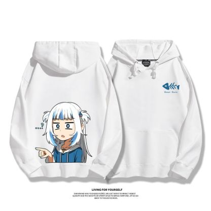 Gawr Gura 2025秋冬新款 親子情侶男女連帽衛衣-ZUIHANG SHOP