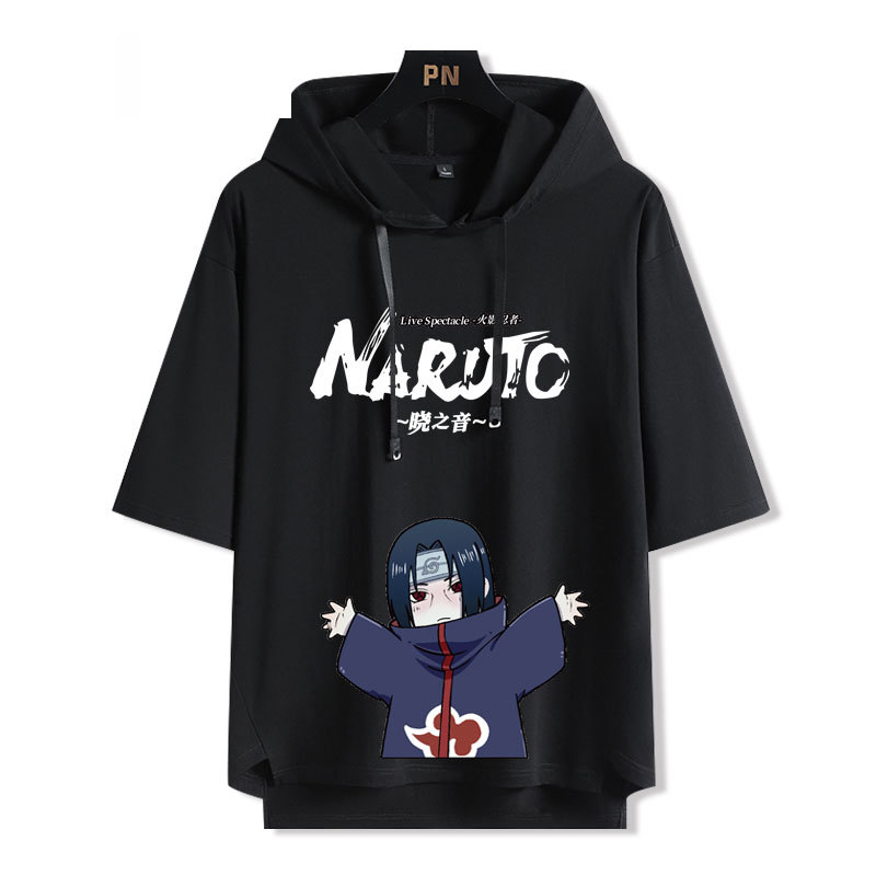 火影忍者 連帽短袖T恤