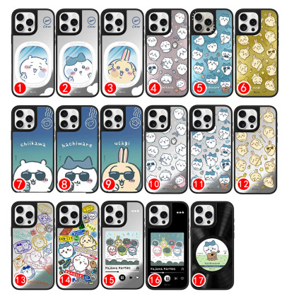 Chiikawa MagSafe 兼容鏡面強韌防摔手機殼