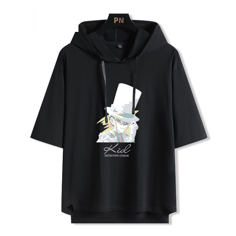 名偵探柯南 連帽短袖T恤-ZUIHANG SHOP