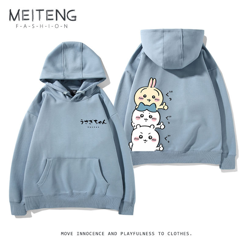 Chiikawa新款 親子情侶男女款連帽衛衣-ZUIHANG SHOP