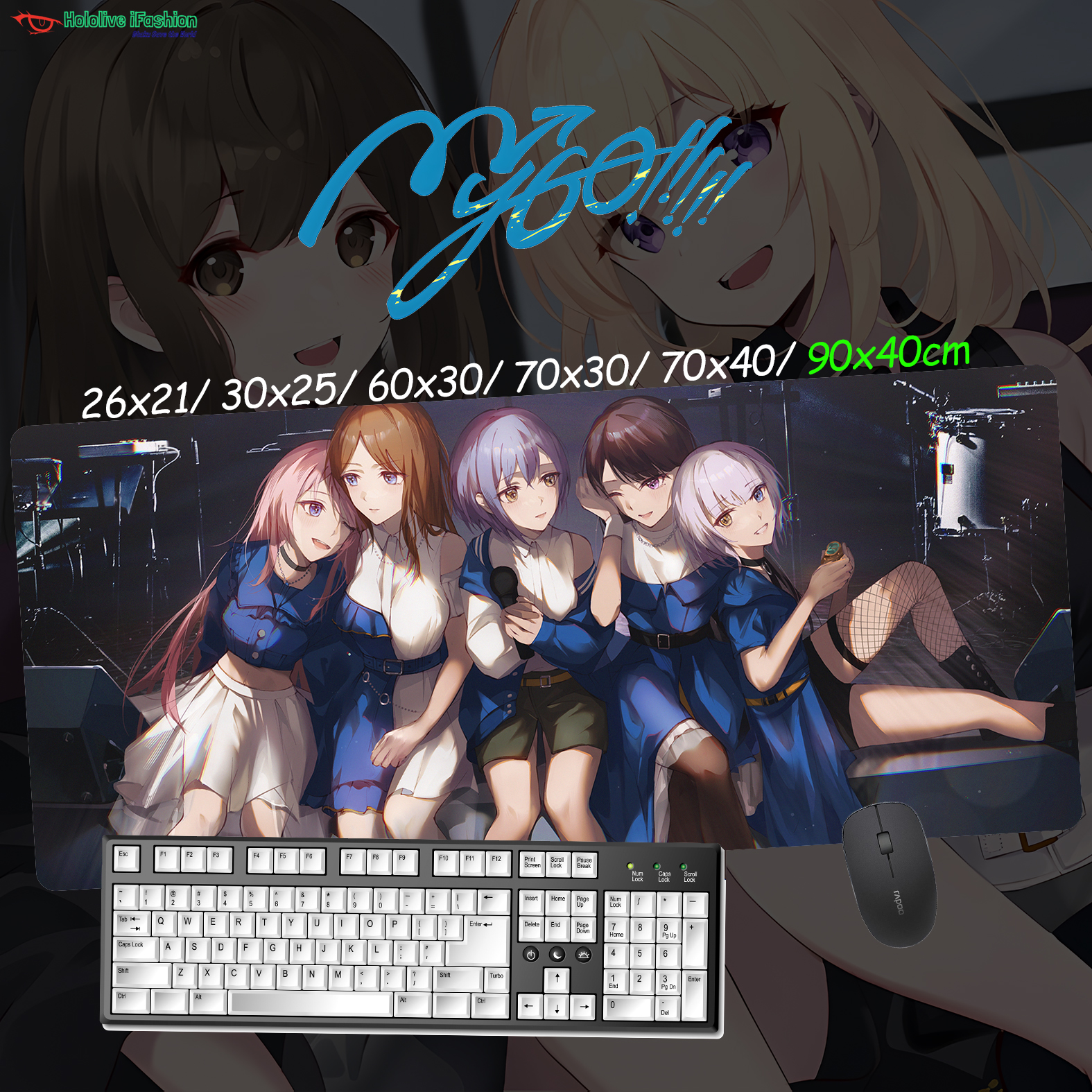 BanG Dream! It's MyGO!!!!! 超大鎖邊主題桌墊 布質滑鼠墊