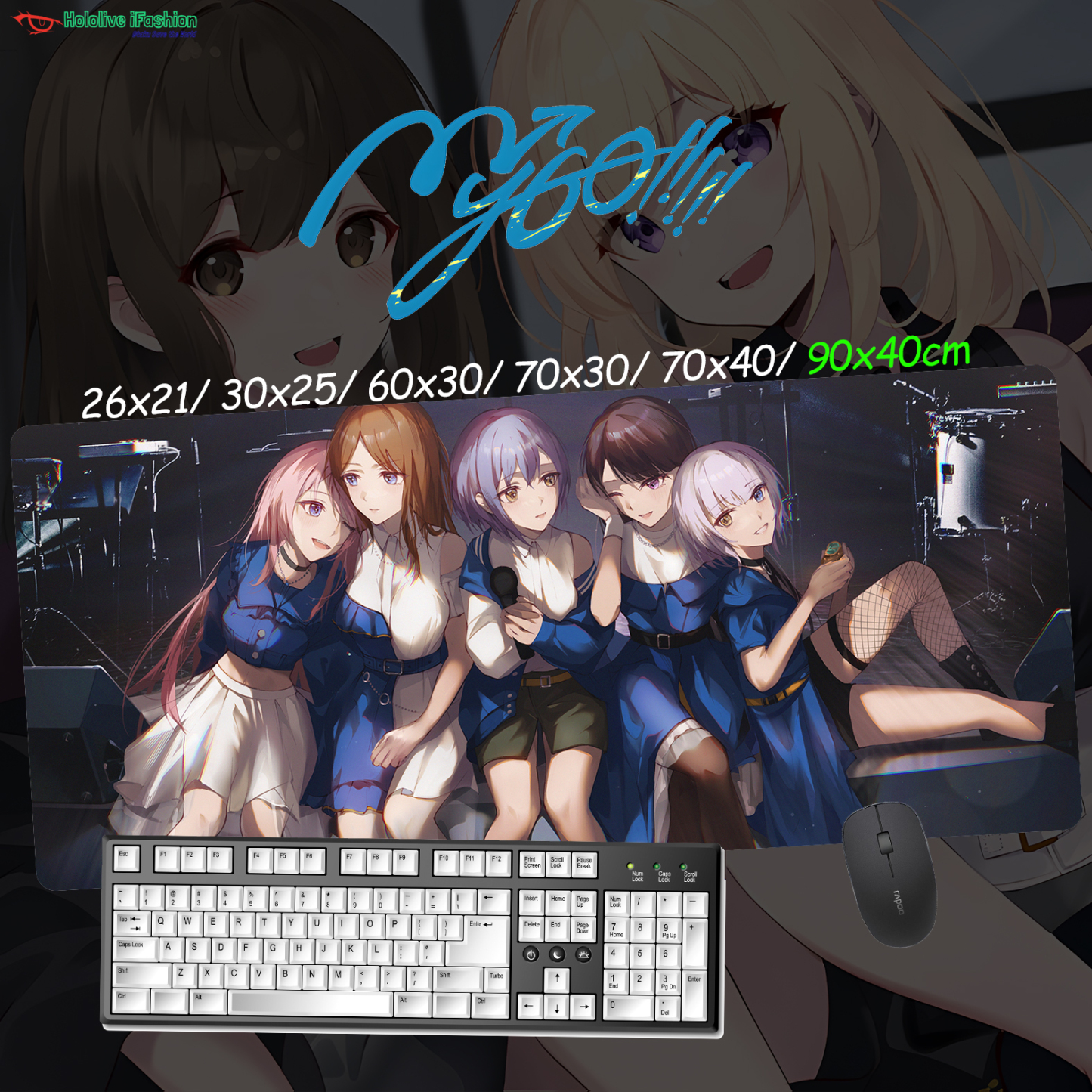 BanG Dream! It's MyGO!!!!! 超大鎖邊主題桌墊 布質滑鼠墊