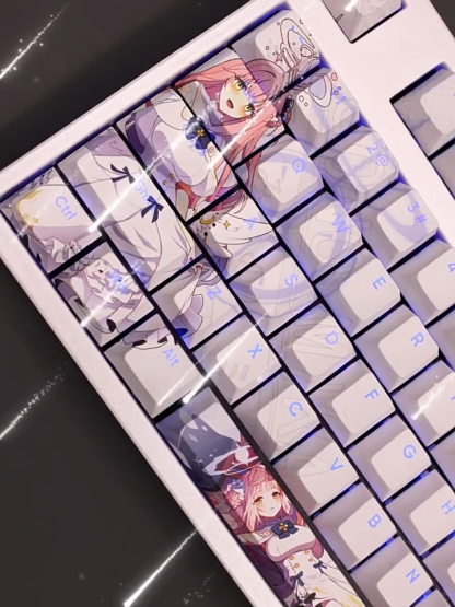 聖園彌香透光RGB108鍵標準配列衛星軸鍵帽