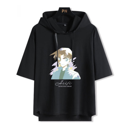 名偵探柯南 連帽短袖T恤-ZUIHANG SHOP
