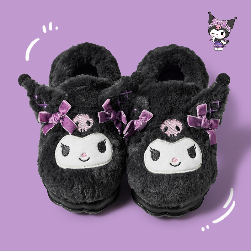 三麗鷗 家居室內棉拖鞋 2025新款保暖毛拖鞋