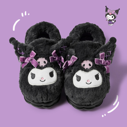 三麗鷗 家居室內棉拖鞋 2025新款保暖毛拖鞋