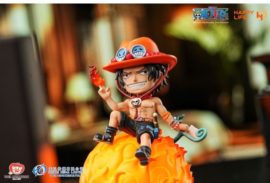 【預購】正版授權 HAPPY LIFE《航海王》惡魔果實系列 艾斯聲控小夜燈