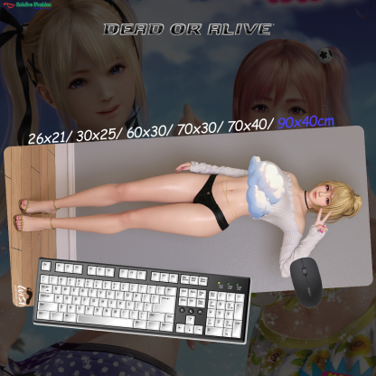 生死格鬥系列 超大鎖邊主題桌墊 布質滑鼠墊