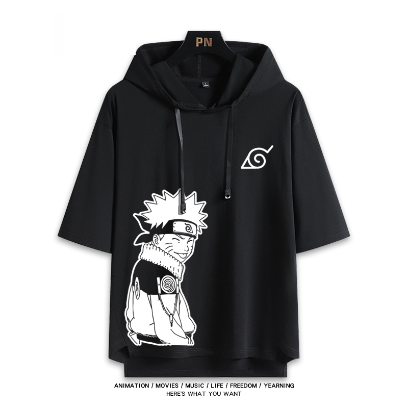 火影忍者 連帽短袖T恤