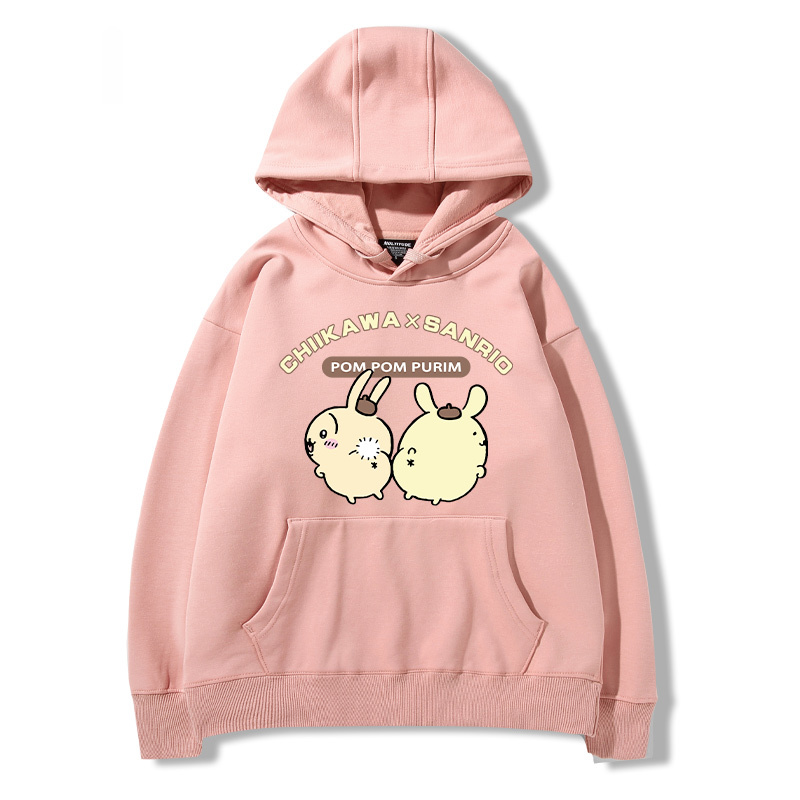 chiikawa吉伊卡哇聯名三麗歐新款 親子情侶男女款連帽衛衣-ZUIHANG SHOP