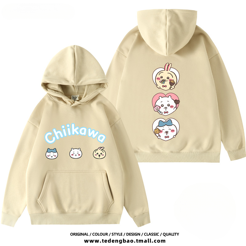 Chiikawa新款 親子情侶男女款連帽衛衣-ZUIHANG SHOP