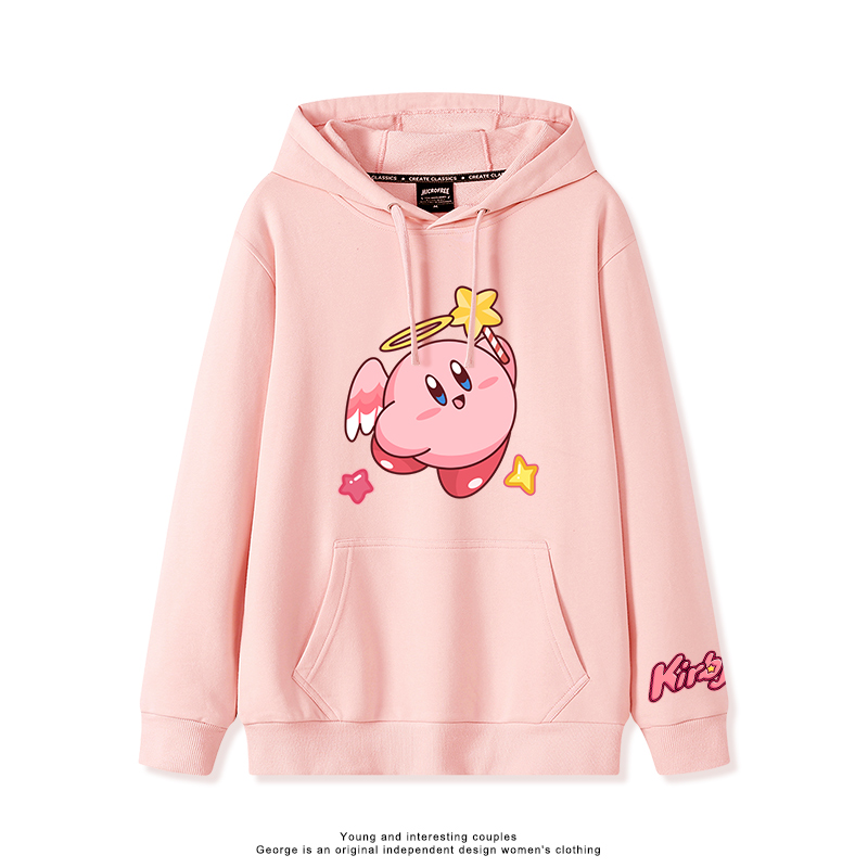 星之卡比 2025秋冬新款 親子情侶裝連帽衛衣