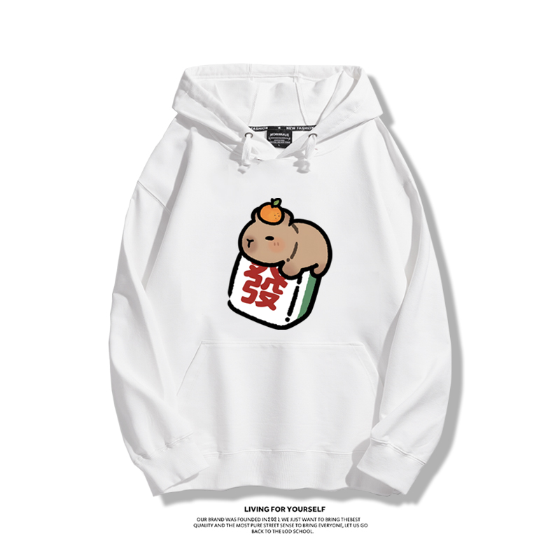 卡皮巴拉新款 親子情侶男女款連帽衛衣-ZUIHANG SHOP