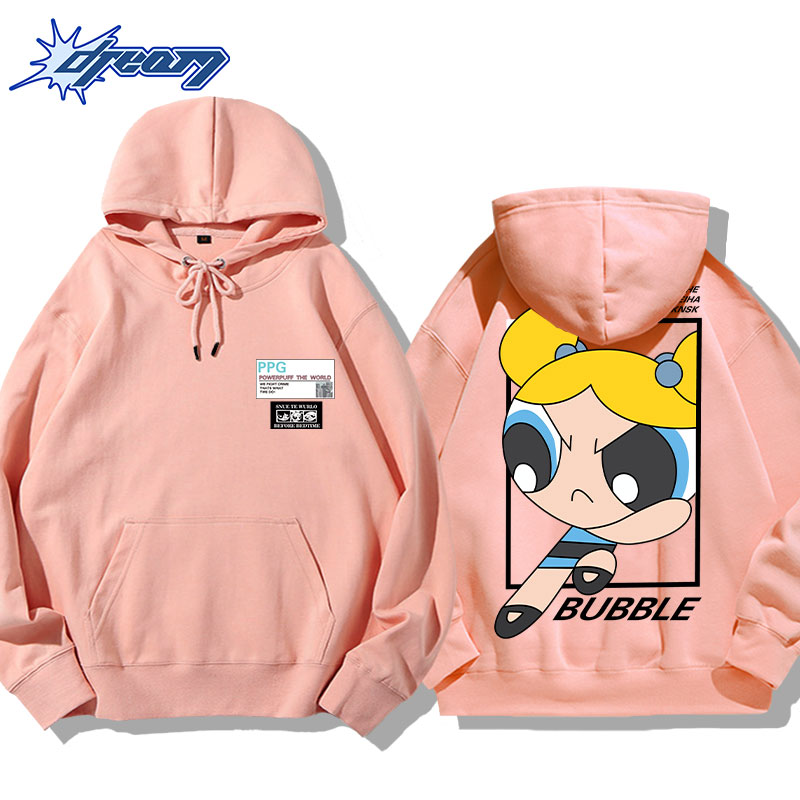 飛天小女警新款 親子情侶男女款連帽衛衣-ZUIHANG SHOP