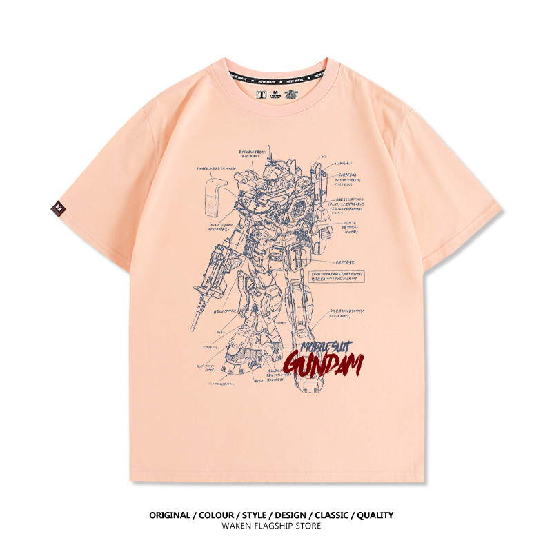 機動戰士鋼彈 印花短袖T恤-ZUIHANG SHOP