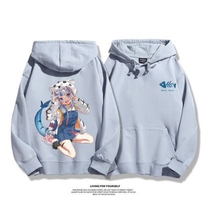 Gawr Gura 2025秋冬新款 親子情侶男女連帽衛衣-ZUIHANG SHOP