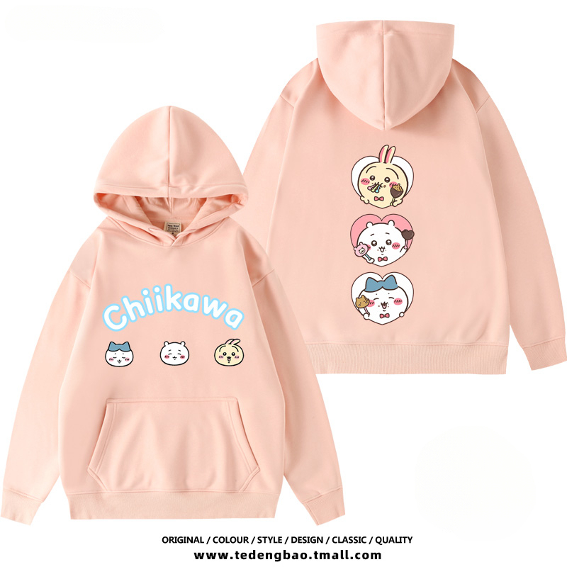 Chiikawa新款 親子情侶男女款連帽衛衣-ZUIHANG SHOP