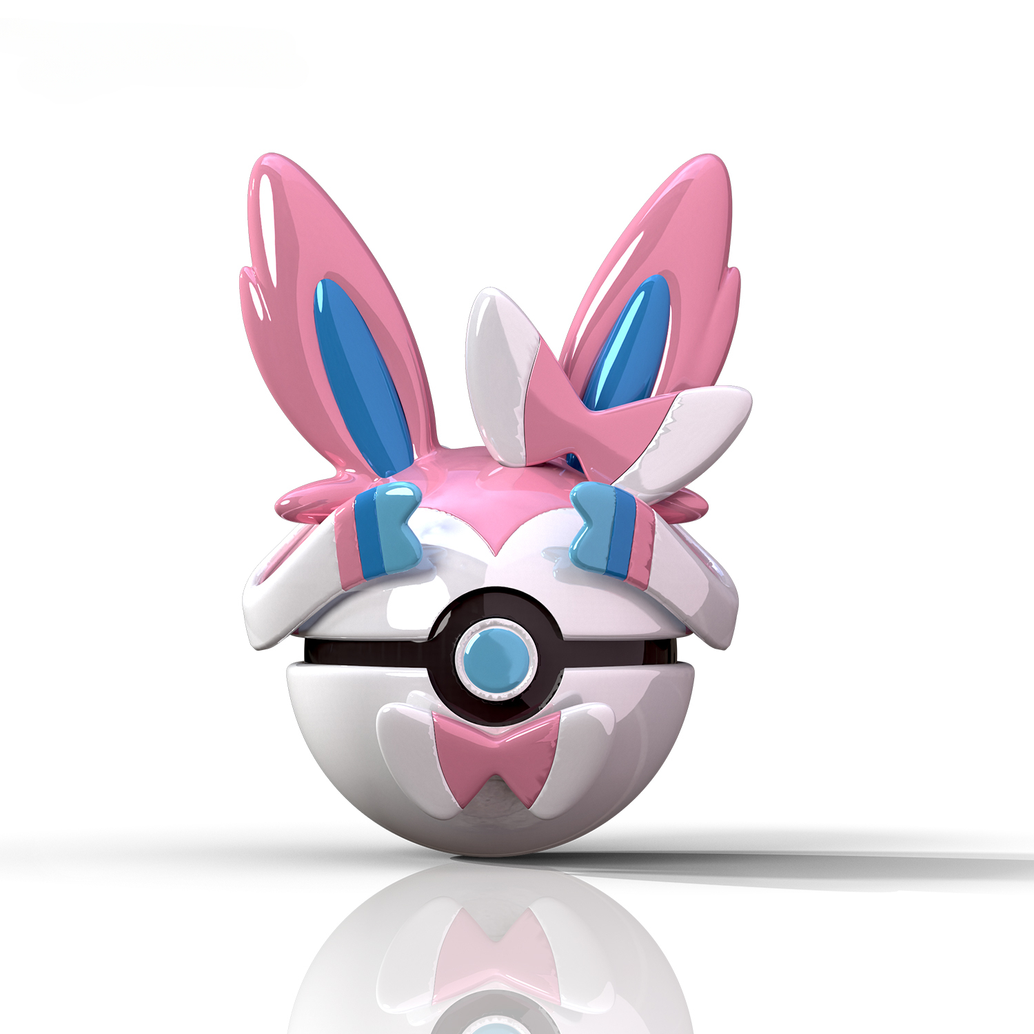 寶貝球仙子伊布精靈球 GK電鍍漆模型-ZUIHANG SHOP