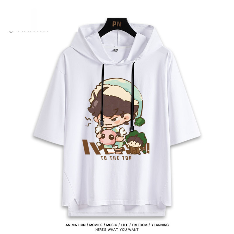 排球少年 連帽短袖T恤