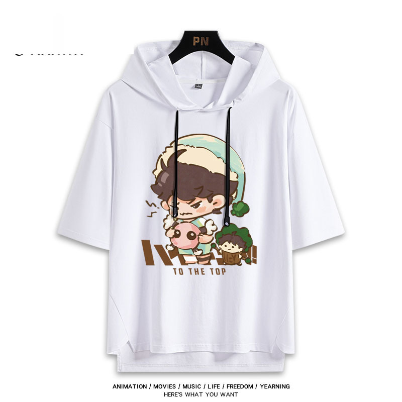 排球少年 連帽短袖T恤