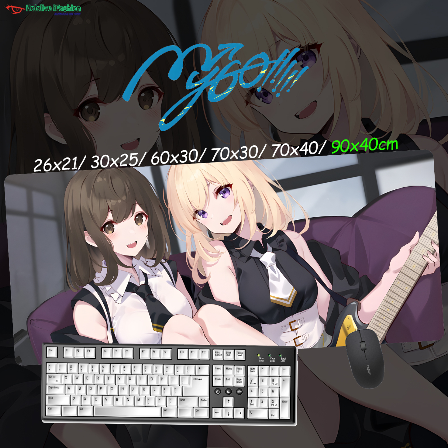 BanG Dream! It's MyGO!!!!! 超大鎖邊主題桌墊 布質滑鼠墊