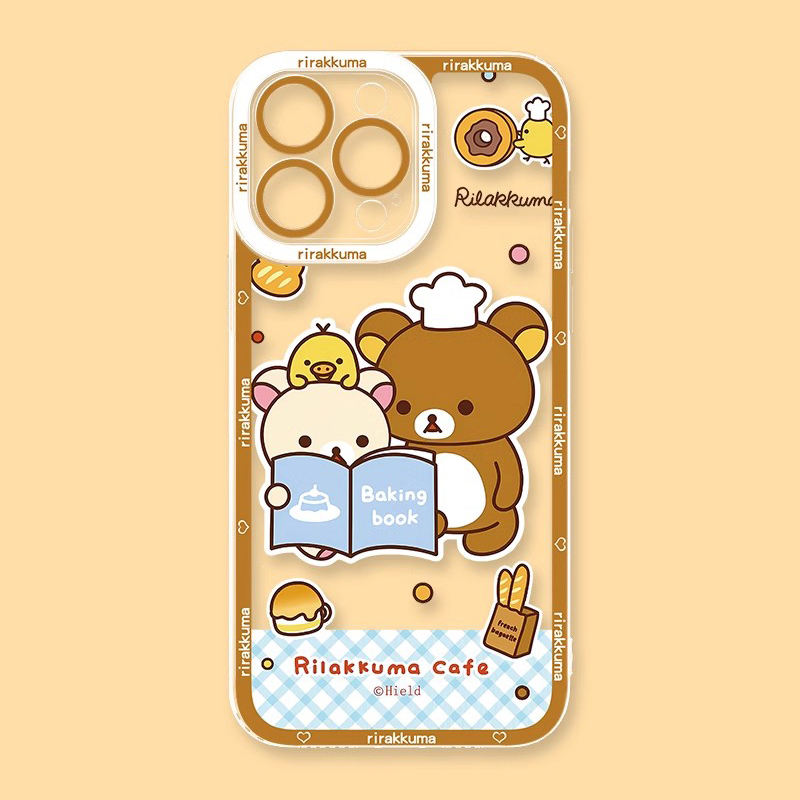 rirakkuma輕鬆熊天使眼透明防摔軟殼-ZUIHANG SHOP