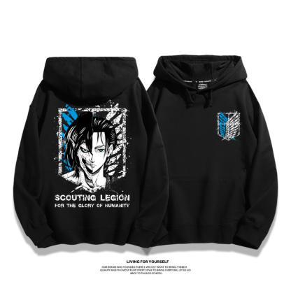 進擊的巨人 2025秋冬新款 親子情侶男女連帽衛衣-ZUIHANG SHOP