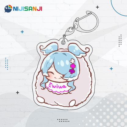 Luxiem彩虹社全員同人週邊 NIJISANJI EN 雙面夾層鑰匙扣掛件吧唧