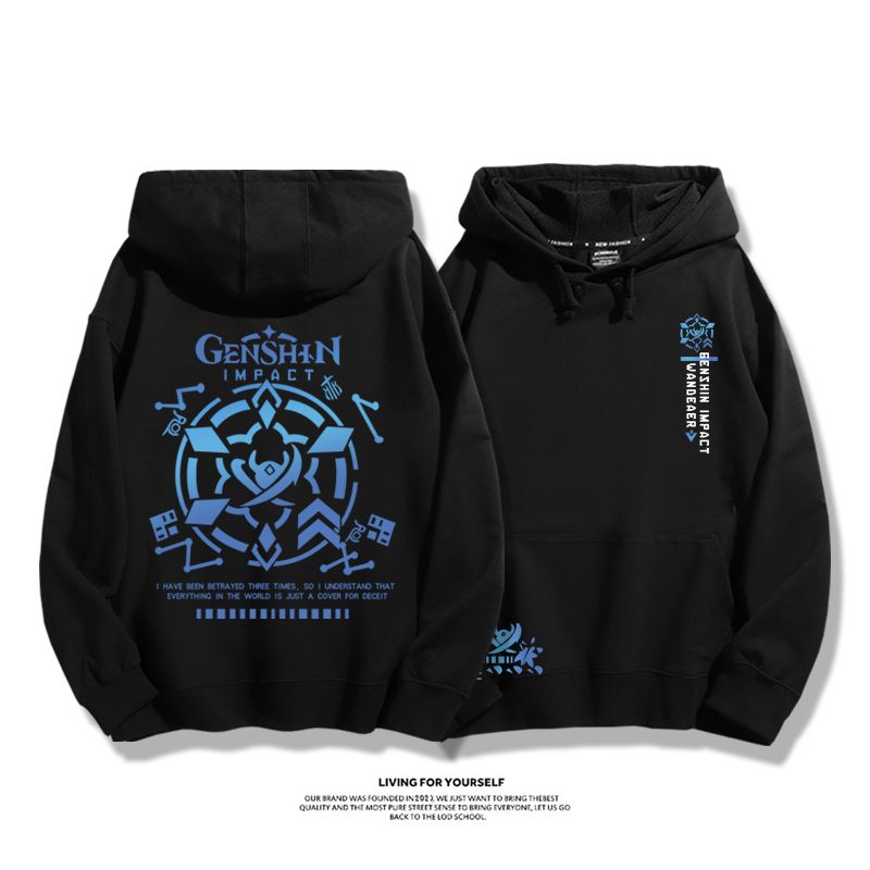 原神鐘離新款 親子情侶男女款連帽衛衣-ZUIHANG SHOP