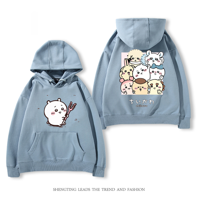 Chiikawa新款 親子情侶男女款連帽衛衣-ZUIHANG SHOP