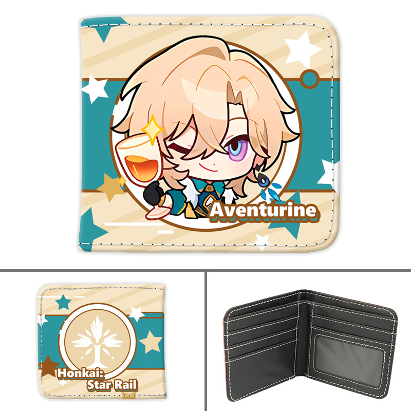 星穹鐵道Q版動漫周邊pu皮革短錢包-ZUIHANG SHOP