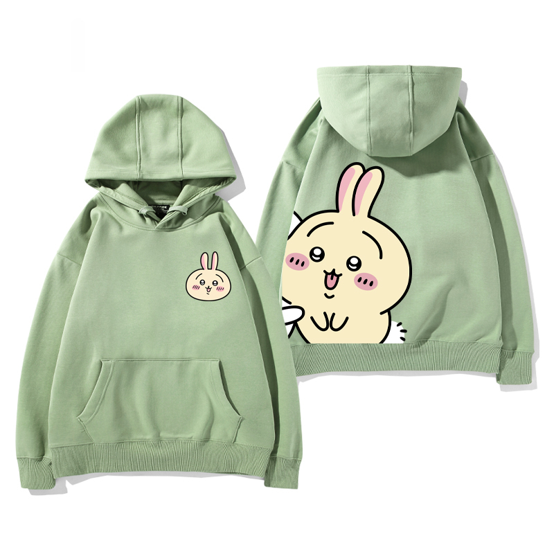 chiikawa 2025秋冬新款親子情侶裝連帽衛衣