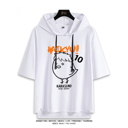 排球少年 連帽短袖T恤