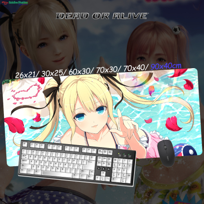 生死格鬥系列 超大鎖邊主題桌墊 布質滑鼠墊