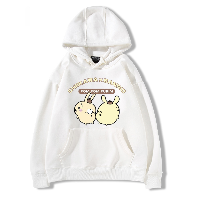 chiikawa吉伊卡哇聯名三麗歐新款 親子情侶男女款連帽衛衣-ZUIHANG SHOP