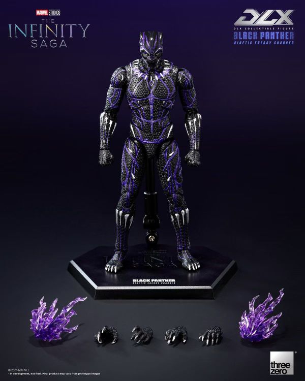【預購】雲正版授權 Threezero 17.2cm 漫威 The Infinity Saga DLX 黑豹 動能充值