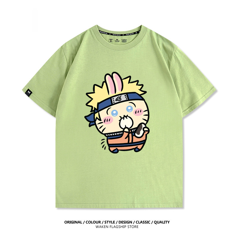 Chiikawa 2025親子情侶男女同款 印花短袖T恤