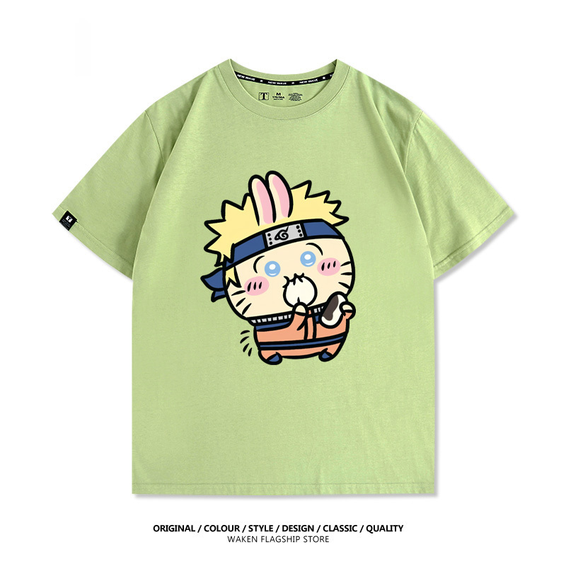 Chiikawa 2025親子情侶男女同款 印花短袖T恤