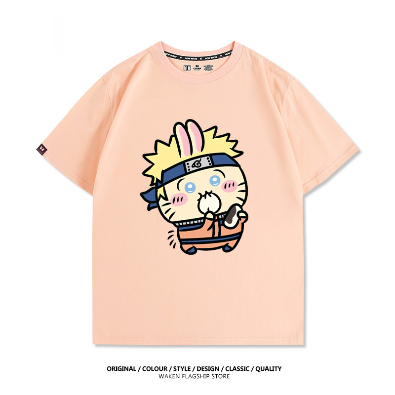 Chiikawa 2025親子情侶男女同款 印花短袖T恤